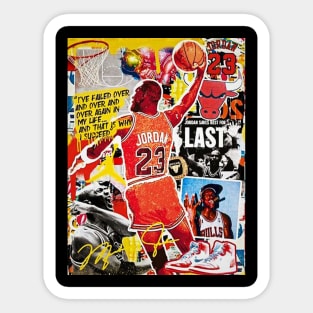 michael | jordan legend Sticker